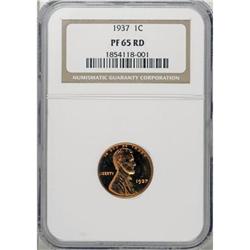 1937 1C Red PR65 NGC