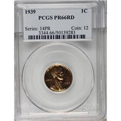 1939 1C Red PR66 PCGS