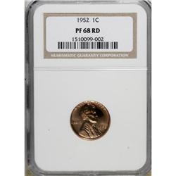 1952 1C Red PR68 NGC