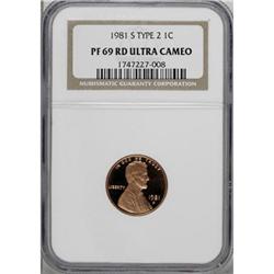 1981-S 1C Type Two Deep Cameo PR69 NGC