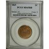 Image 1 : 1865 2C Red and Brown MS65 PCGS