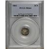 Image 1 : 1861 3CS MS64 PCGS