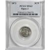 Image 1 : 1873 3CN Open 3 MS63 PCGS