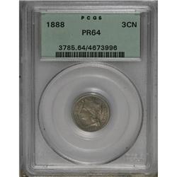 1888 3CN PR64 PCGS