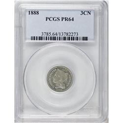 1888 3CN PR64 PCGS
