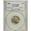 Image 1 : 1883 5C No Cents MS65 PCGS