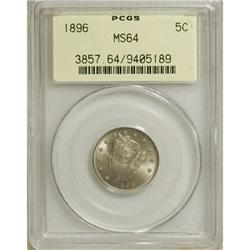 1896 5C MS64 PCGS