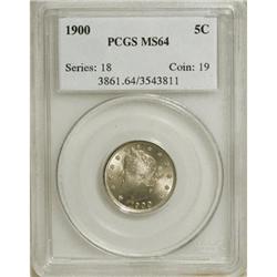1900 5C MS64 PCGS