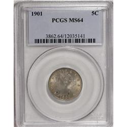 1901 5C MS64 PCGS