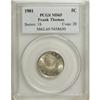 Image 1 : 1901 5C MS65 PCGS