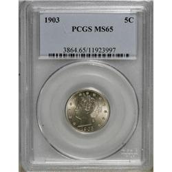 1903 5C MS65 PCGS