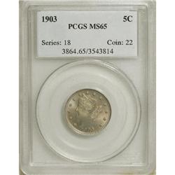 1903 5C MS65 PCGS