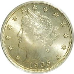 1905 5C MS65 PCGS