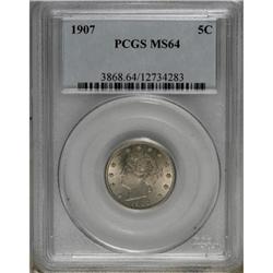 1907 5C MS64 PCGS