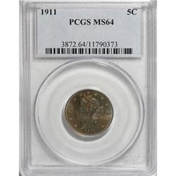 1911 5C MS64 PCGS