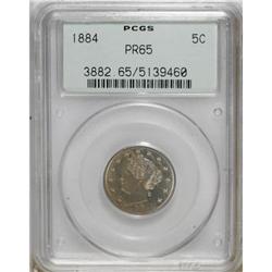 1884 5C PR65 PCGS