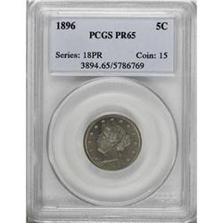 1896 5C PR65 PCGS