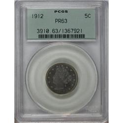 1912 5C PR63 PCGS