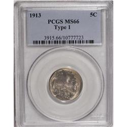 1913 5C Type One MS66 PCGS