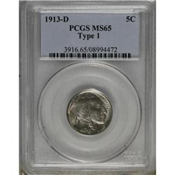 1913-D 5C Type One MS65 PCGS
