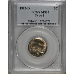 1913-D 5C Type One MS65 PCGS