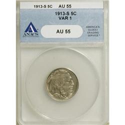 1913-S 5C Type One AU55 ANACS