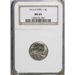 1913-S 5C Type One MS65 NGC