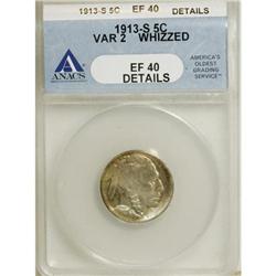 1913-S 5C Type Two XF40 ANACS