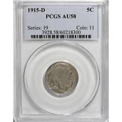 1915-D 5C AU58 PCGS