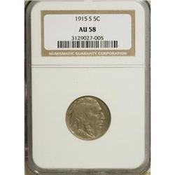 1915-S 5C AU58 NGC