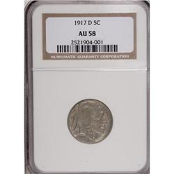 1917-D 5C AU58 NGC