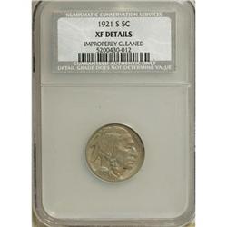 1921-S 5C XF40 CSN