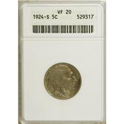 1924-S 5C VF20 ANACS