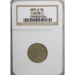1925-S 5C AU58 NGC