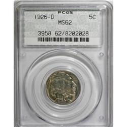 1926-D 5C MS62 PCGS
