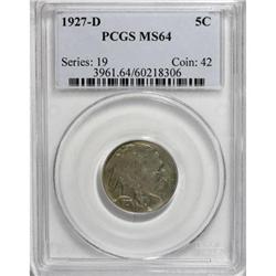 1927-D 5C MS64 PCGS