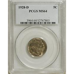 1928-D 5C MS64 PCGS