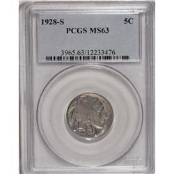 1928-S 5C MS63 PCGS