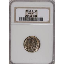 1938-D 5C MS67 NGC