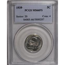 1939 5C Reverse of 1940 Full Steps MS66 PCGS