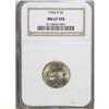 Image 1 : 1943-P 5C Full Steps MS67 NGC