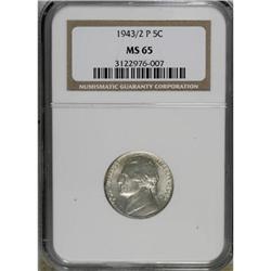 1943/2-P 5C MS65 NGC