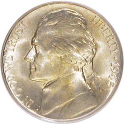 1945-D 5C Full Steps MS67 PCGS