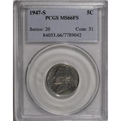 1947-S 5C Full Steps MS66 PCGS