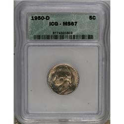 1950-D 5C MS67 ICG