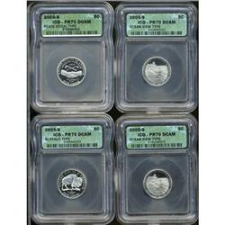 2004-S 5C Peace Medal Deep Cameo PR70 ICG