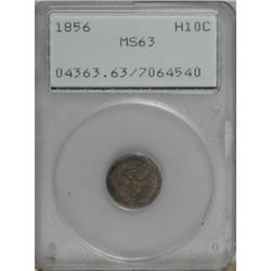 1856 H10C MS63 PCGS