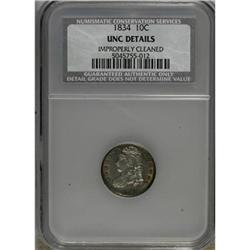 1834 10C Small 4 MS60 CSN