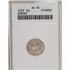Image 1 : 1873 10C Arrows AU58 ANACS