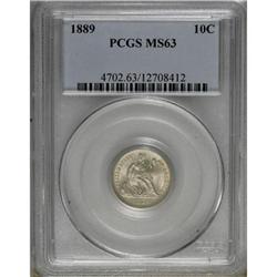 1889 10C MS63 PCGS